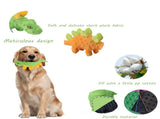Squeaky Dog for Puppy -No Stuffing Durable Plush Dog Toy with Crinkle Paper,Interactive Dog V1370-AZ4-01835