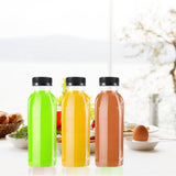 Milk Collection Bottles Plastic Beverage Containers Transparent 15pcs for Juice Milk 350ml V1366-AZ2-W-12651