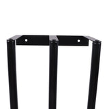 Towel Storage Rack Wall Mounted Black Iron Alloy 3 Bar Rolled Towel Holder for Bathroom V1294-YM0901-3112230051311