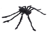 Halloween Spider Decoration Black Hairy Spider with Purple Lighted Eyes Legs for Yard Party Haunted V1294-YM0901-3115230085213