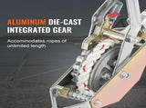 Rope Puller, 3/4 Ton Pulling Capacity, with 30.48 m of 15 mm dia. Rope, 2 Hook, Come Along Winch, V952-DLSJXQ34T100P5QJIV0