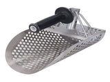 Beach Sand Scoop Metal Detecting Hunting Tool Detector Stainless Steel Hexahedron Holes Sand Scoop V1294-YM0703-3111230018011