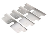 4PCS Stainless Steel Stove Counter Gaps Cover Heatproof Adjustable 35 to 70CM Stove Gaps Guards V1294-YM0901-3118250019711