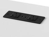 Levede L Shaped Gaming Desk with Storage Drawers White DH1072-WH-AU
