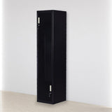 Black Two-Door L-shaped Office Gym Shed Storage Lockers V63-835071