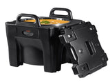Insulated Food Carrier, 30L Capacity, Stackable Catering Hot Box with Stainless Steel Barrel, Top V952-SPBWXHSBWT30LBMYXV0