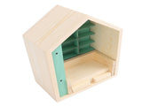 Miniature Doll House Bookshelf Anxiety Bookshelf Ornament Wooden Stress Relief Bookshelf for Room V1294-YM0901-3115240100311