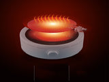 Silent Electric Tea Stove Small Ceramic Hot Plate for Boiling Water Making Coffee Knob Adjustment CN V1294-YM0703-3113230062611