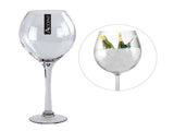 bulk 4 Glass Vase Wine Glass Flower 42cm V637-GVA30326