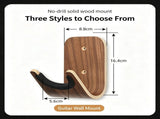 Small No-Drill Wall Violin Rack 2 Pack Dual String Instrument Hook Set Christmas Violin Erhu Set V1221-XM-LB6227-GM146
