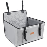 VEVOR Dog Booster Car Seat Pet Car Seat for S M L Dogs up to 18.1 kg Gray V952-CWZGQCZYHSKJX1D6KV0