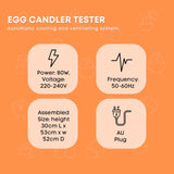 Electric 48 Egg Incubator Accessories Hatching Eggs Chicken Quail Duck V238-SUPDZ-33454518150