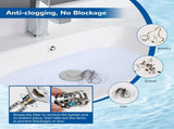 Upgraded 3 in 1 Bathroom and Kitchen Sink Drain Strainer V1258-DP02-C-829