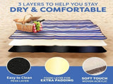 Double-layer Nylon Picnic Mat High-density Waterproof Base Nylon Padding Lightweight Foldable with V1232-YCT001