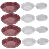 Plastic Flower Pot Drip Trays, Simple Design, 12-Pack Drip Tray for Indoor and Outdoor Plants V1366-AZ2-W-13696