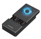 Simplecom SD560 Dual Bay NVMe M.2 SSD Enclosure Offline Clone Docking Station USB 3.2 Gen2 10Gbps V1202-V2-HXSI-SD560