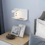 Left Side Adjustable LED Wall Light 12W with USB Charging Switch and 3 Color Temperatures, 330 V1237-ZY-522-0069