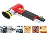 Mini Pneumatic Air Sander Eccentric Grinder Polishing Machine with Sandpapers for AutomobileRed V1294-YM0901-3114200072912