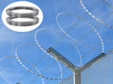 Razors, 98 ft Razor Barbed, 2 Rolls Razor Fencing Razor Fence, Razor Ribbon Barbed V952-JSSWDPCS98YCH9ZJJV0