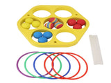 Ring Throw Pool Game Toy EVA Floating Foam with Balls for Kids Adults Water Sports Outdoor Party V1294-YM0703-3111230073111