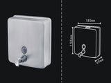 Compact Stainless Steel Soap Dispenser 1200ml V959-DSDR0153