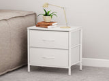 Levede Bedside Table Storage Nightstand Bedroom Storage NI1058-WH_NZ