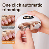 Smart Electric Nail Clipper 2-in-1 Polishing & Grooming Tool, USB Rechargeable, 500mAh Li-Polymer V1102-ZNZJQ001