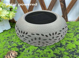 Solar Lantern Outdoor Waterproof, Solar Table Lights LED Metal Tabletop Light Solar Powered V1189-LWWAL-20260401-05287