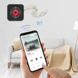 Wall-Mount Bluetooth CD Player LCD Display Music Player Home Audio Boombox Black V1263-JX-6963