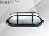 Sand Black Small Oval LED Explosion-Proof Light 21010085mm Halloween Space-Saving Durable Gift V1221-XM-LB7790-GM205