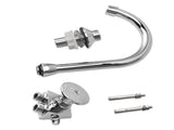 Foot Pedal Faucet Hands Free Foot Valve Flexible Hose Touchless Floor Mount Foot Control Faucet for V1294-YM0706-3112230046711