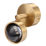 Simple Copper Wall Lamp Light for Corridor Stairway Passage Bedroom 3W 220V Warm White V1294-YM0901-ZM03274