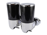 Wall Mount Soap Dispenser Double Cylinder 1000ml Manual Wall Mounted Bathroom Shower Pump Dispenser V1294-YM0901-3112250008512