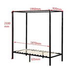 4 Four Poster Single Bed Frame V63-818183