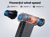 GIANTZ Electric Air Duster 202g 110000RPM Blower for Car Keyboard Outdoor AD-11-2500-4N-BK