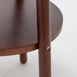 Naples Tripod Floor Lamp Shelf Storage Drawer Bed Side Table Light w/ USB Charger V563-75177