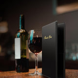Professional Check Presenters for Restaurants - Black Server Checkbooks with Thank You Imprint for V1192-AZ-W-6306