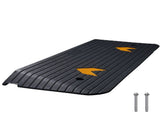 Upgraded Rubber Threshold Ramp, 3.8 cm Rise Wheelchair Ramp Doorway, Natural Curb Ramp Rated 15 tons V952-XBLYPDGB1433XBGE1V0