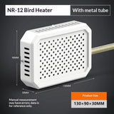 Bird cage heater with lampshade and no light design, bird cage heater for parrots, chicks, rabbits, V1192-AZ-W-3278