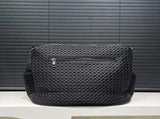 Women's fashionable mesh-paneled crossbody bag, large-capacity lightweight mesh travel vacation V1232-WMXKB001