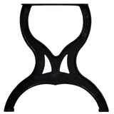 Dining Table Legs 2 Pcs X-frame Cast Iron 43_245432