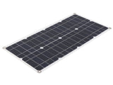 25W 18V Portable Monocrystalline Silicon Dual-USB Charging Solar Panel for Light Car Boat V1294-YM0901-3119200012011