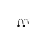 2 Pieces Black Wall Reading 3W, Flexible Adjustable Neck Wall Aluminum Desk, Bedside V1237-ZY-528-173