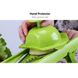 5 in 1 Fruit Vegetable Slicer Premium Vegetable Chopper V Shaped Grater Green V1369-AZ3-W-21209