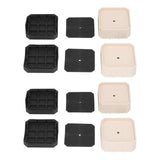 8 Set Full Covered Bed Risers Shockproof Stackable Furniture Risers for Refrigerator Washing Machine V1294-YM0715-3117220136211