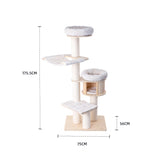 HONEYPOTCAT Signature Solid Wood Cat Tower - 175.5cm V390-DE2501