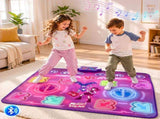 Keezi Double Player Dance Mat for Kid Rechargeable Electronic Dance Game Pad with Bluetooth, 4 Modes DMAT-DOUBLE-USB-BK