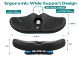 Noseless Bike Seat Wide,Padded Bike Seat for Men and Women,Bike Accessories
Memory Foam Padding Dual V1107-CS-QFLCCE32