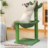 Cactus Cat Tree Tower Scratching Post Scratcher Kitten Condo House Play Bed Toys V63-844631