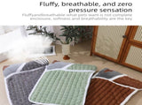 2-piece S size Green Pet Winter Comfort Bundle 50*36cm Plush Pet Blanket and 40*25cm Thickened Pet V888-ELOSUNG53277